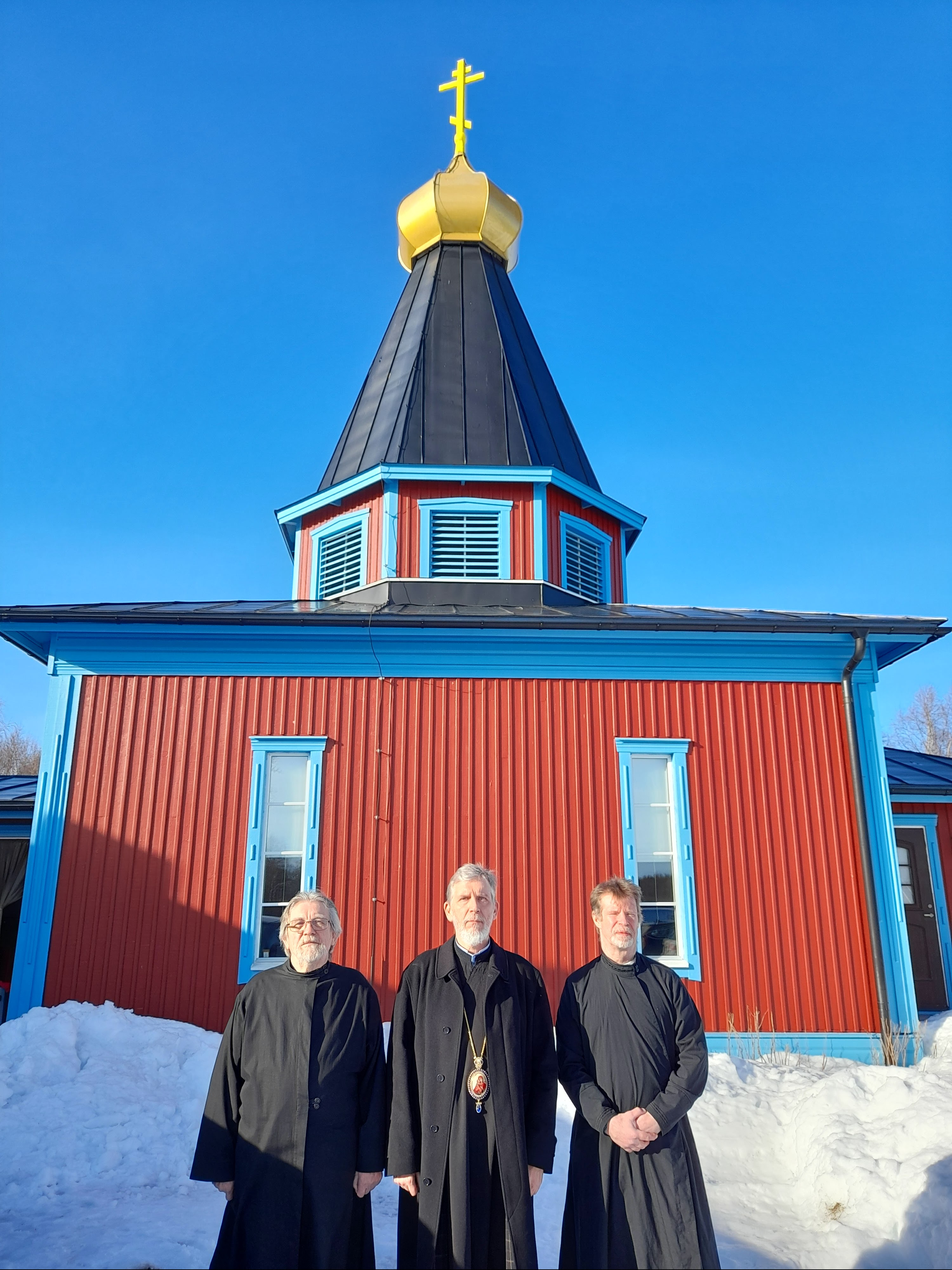 H.E. Metropolitan Cleopas of Sweden and All Scandinavia visit to the Orthodox Missionary Community of the Transfiguration of Christ in Överkalix.
